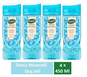 Dalan Duş Jeli Fresh Deniz Minerali 450 Ml x 4 Adet