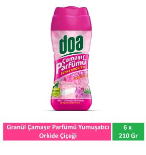 Doa Granül Çamaşır Parfümü & Çamaşır Yumuşatıcı Orkide Çiçeği 6 x 210 Gr
