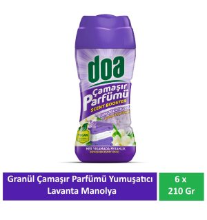 Doa Granül Çamaşır Parfümü & Çamaşır Yumuşatıcı Lavanta ve Manolya 6 x 210 Gr