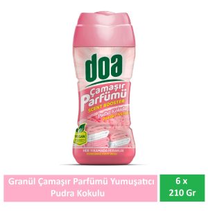 Doa Granül Çamaşır Parfümü & Çamaşır Yumuşatıcı Pudra Kokulu 6 x 210 Gr