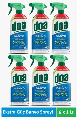 Doa Banyo Extra Güç Temizlik Spreyi 1 Lt x 6 Adet