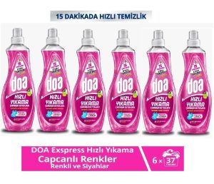 Doa Express Hızlı Yıkama Canlı Renkler Renkli Ve Siyahlar Sıvı Çamaşır Deterjanı 1480 Ml x