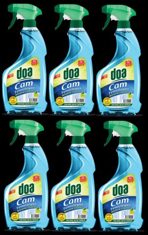 Doa Cam Temizleyici Sprey Mavi 750 Ml x 6 Adet