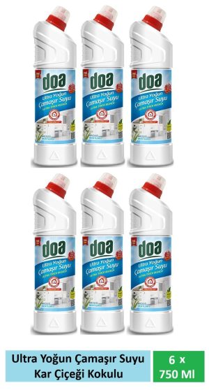 Doa Ultra Çamaşır Suyu Kar Beyazı 6 x 750 Ml