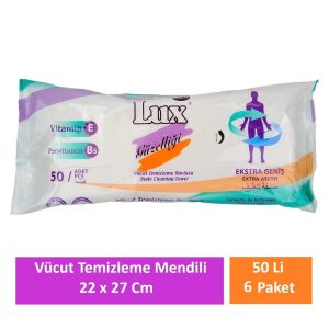 Lüx Hasta Vücut Temizleme Havlusu 22 x 27 Cm 300 Yaprak