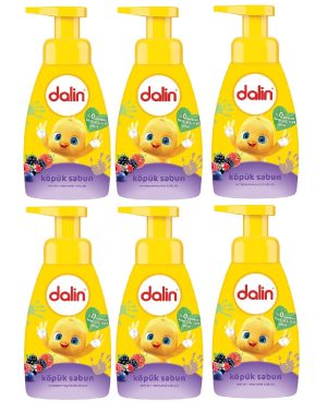 Dalin Bebek Köpük Sabunu 200 Ml Orman Meyveli x 6 Adet