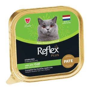 Reflex Plus Pate Msc Morina Balıklı Kısırlaştırılmış Yetişkin Kedi Maması 85 Gr