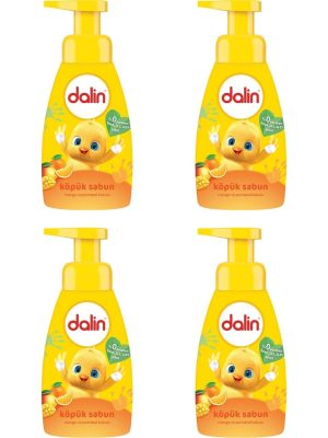 Dalin Bebek Köpük Sabunu 200 Ml Mango Portakal Aromalı x 4 Adet