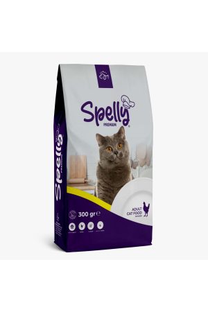 12 Adet xSpelly Yetişkin Kedi Maması Tavuklu (0.3Kg)