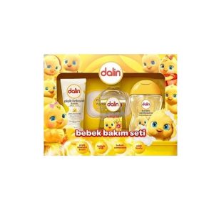 Dalin Bebek Bakım Seti 4 Parça Kutulu Yenidoğan Seti