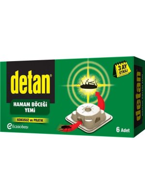 Detan Böcek Yemi Çifte Güç 6 Lı