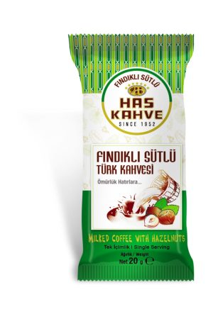 Has Tek Içimlik Fındıklı Sütlü Türk Kahvesi 12li * 20 gr
