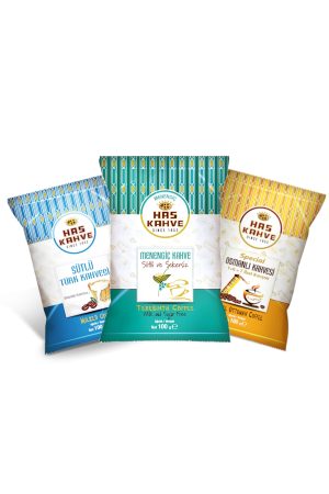 Muhteşem 3lü Lezzet 3 X 100 Gr (osmanlı-sütlü-menengiç Türk Kahvesi)