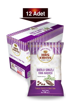Has Damla Sakızlı Türk Kahvesi 100 gr. - 12li
