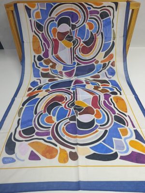 Bilmar Agua Fresh Şal Desenli 75 x 185 Cm/Mavi/Agua Desen