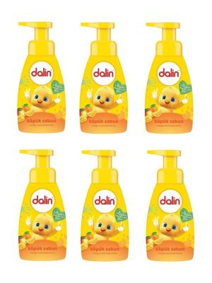 Dalin Bebek Köpük Sabunu 200 Ml Mango Portakal Aromalı x 6 Adet