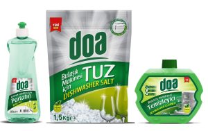 Doa Bulaşık Makinesi 3 Lü Temizlik Seti Tuz 1.5 Kg - Parlatıcı 500 Ml - Temizleyici 250 Ml