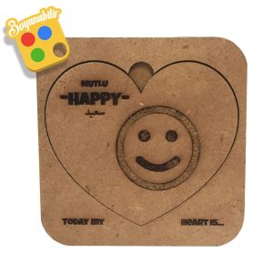 Ahşap Emojiler Eğitici Oyun