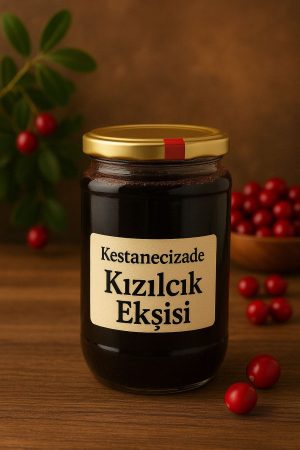 Katkısız Şekersiz Kızılcık(Kiren) Ekşisi 700 Gr