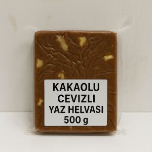 KAKAOLU CEVİZLİ YAZ HELVASI 500 Gr