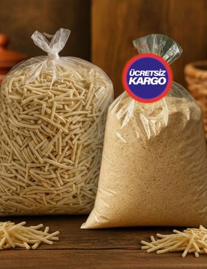 2 Kg Doğal El Yapımı Kuru Tarhana ve 2 Kg  El Kesimi Erişte