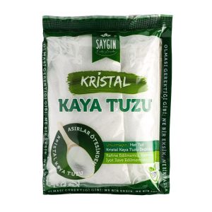 SAYGIN Rafine Edilmemiş Doğal Kristal Kaya Tuzu Öğütülmüş Sofralık 500 Gr