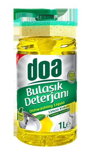Doa Sıvı Bulaşık Det. Süngerli Limon Kokulu 1000 ml