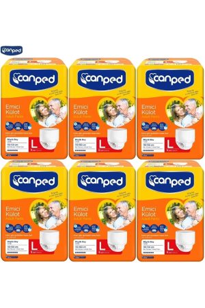 Canped Emici Külot Büyük Large 100-150 Cm 8 Li x 6 Paket