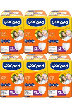 Canped Emici Külot Ekstra Large Hasta Bezi 7 Li x 6 Paket