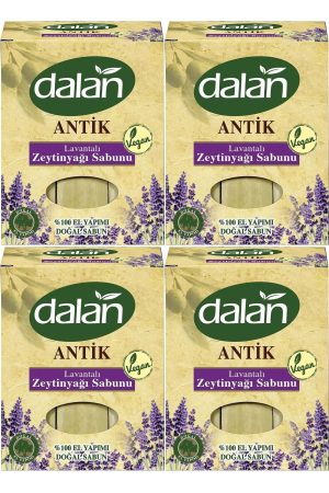 Dalan Antik Zeytin Yağlı Lavanta Sabunu El Yapımı 900 Gr x 4 Adet
