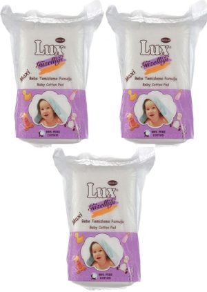 Lux Maxi Bebek Temizleme Pamuğu 60 Lı x 3 Adet
