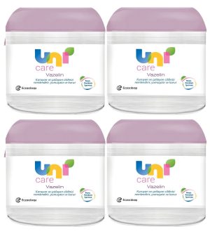 Uni Baby Vazelin Yoğun Nemlendirici Bebek Vücut Bakım Kremi 100 Ml x 4 Adet
