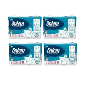 Önlem Yetişkin Hasta Bezi Bel Bantlı Large L 100 - 150 Cm 30 Lu x 4 Adet