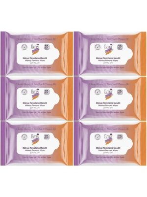 Lux Makyaj Temizleme Mendili 20 Li x 6 Paket