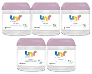 Uni Baby Vazelin Yoğun Nemlendirici Bebek Vücut Bakım Kremi 100 Ml x 5 Adet