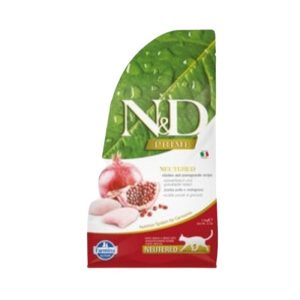 Tahılsız Tavuklu Narlı Kısırlaştırılmış Yetişkin Kedi Maması - 1,5 KG
