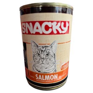 Snacky Kedi Konservesi Kısır Somon 400gr