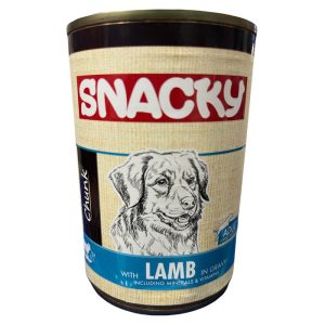Snacky Yetişkin Köpek Kuzu Etli Konserve 400gr