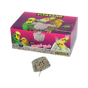 Grit Mineral Block Grit Mineral Blok Gagataşı Küçük Papağanlar ve Muhabbet Kanarya 1 Adet