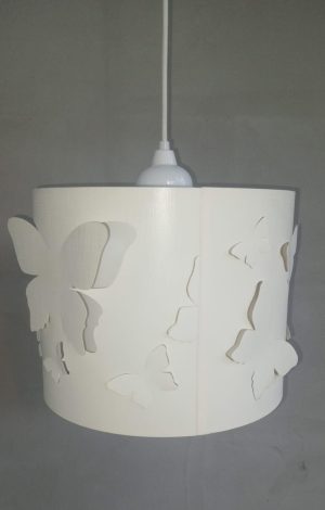 Butterfly Tekli Avize Krem