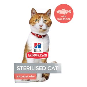 Kısırlaştırılmış Somonlu Kedi Maması Açık