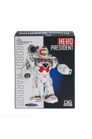 827-1 Sesli Ve Işıklı Robot -