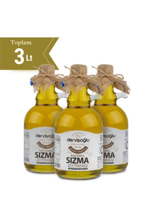 Soğuk Sıkım Sızma Zeytinyağı 1 Lt 3lü