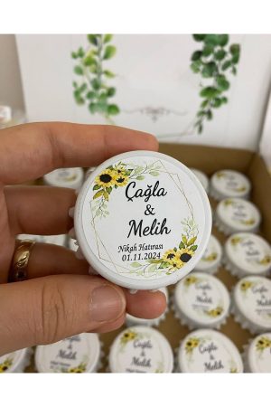 Açacak Magnet Nikah, Söz, Nişan Hediyelik 50 Adet