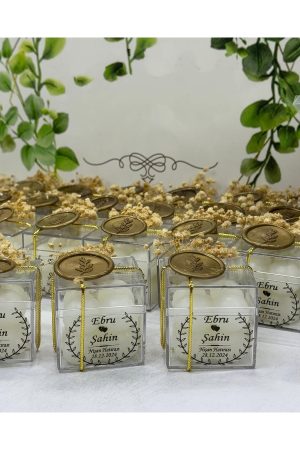 Bubble Mum Kutulu Nikah, Söz, Nişan Hediyelik - 50 Adet