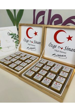 Karton Kutulu Baskılı Madlen Çikolata 50 Adet