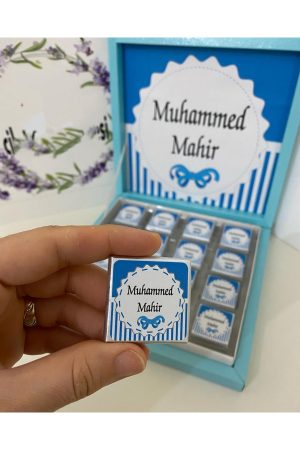 Karton Kutulu Baskılı Madlen Çikolata 50 Adet