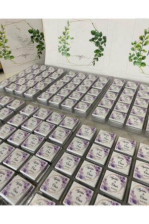 Karton Kutulu Baskılı Madlen Çikolata 75 Adet