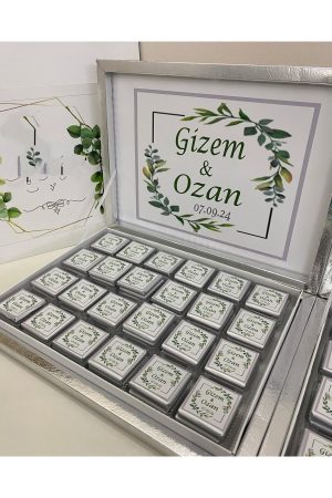 Karton Kutulu Baskılı Madlen Çikolata 75 Adet