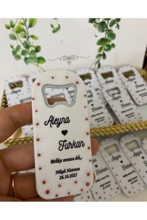 Açacak Magnet Nikah, Söz, Nişan Hediyelik 25 Adet